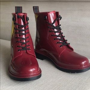 Michael Kors Rubber Combat Boot